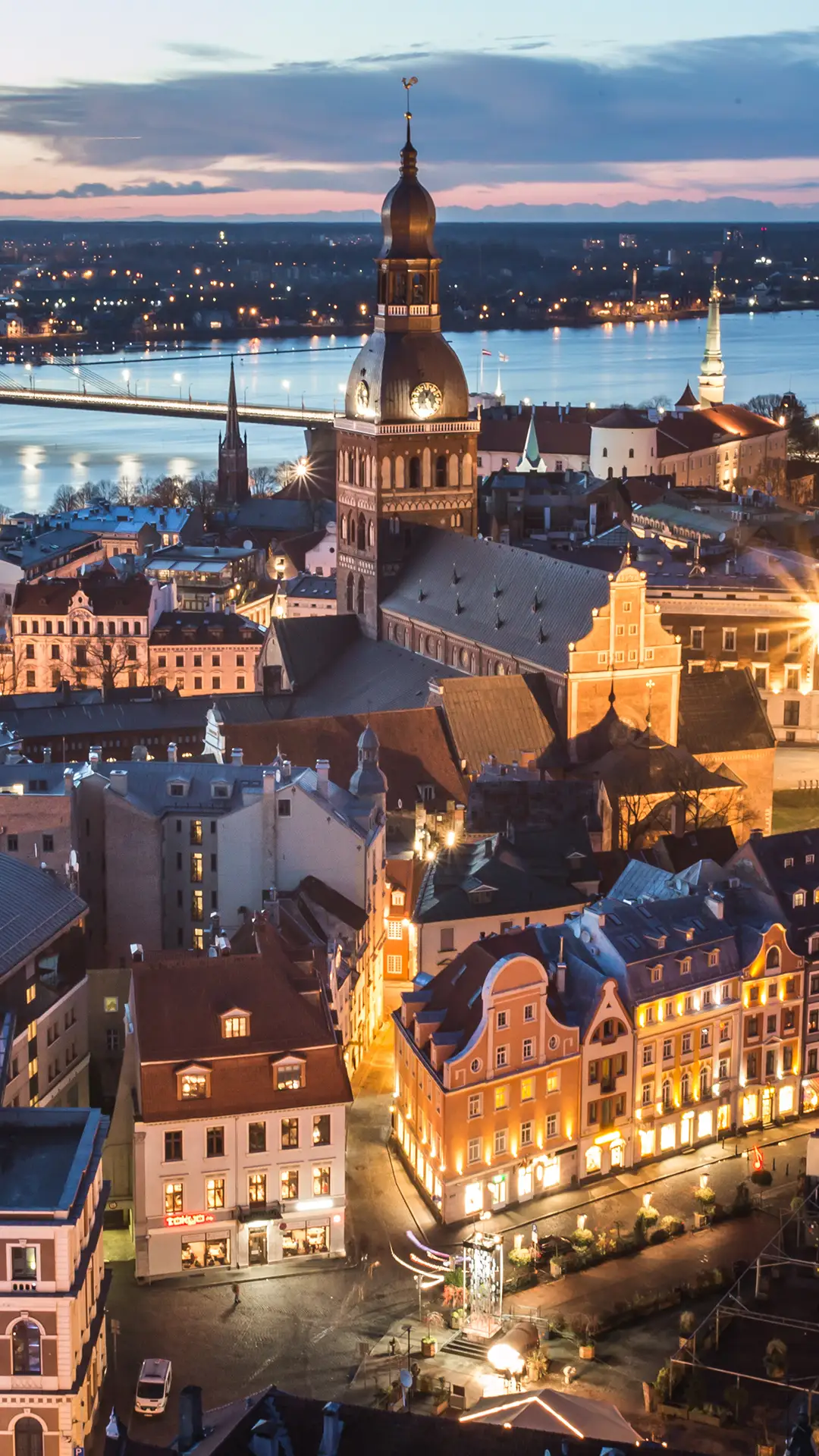 View of Riga, Latvia.