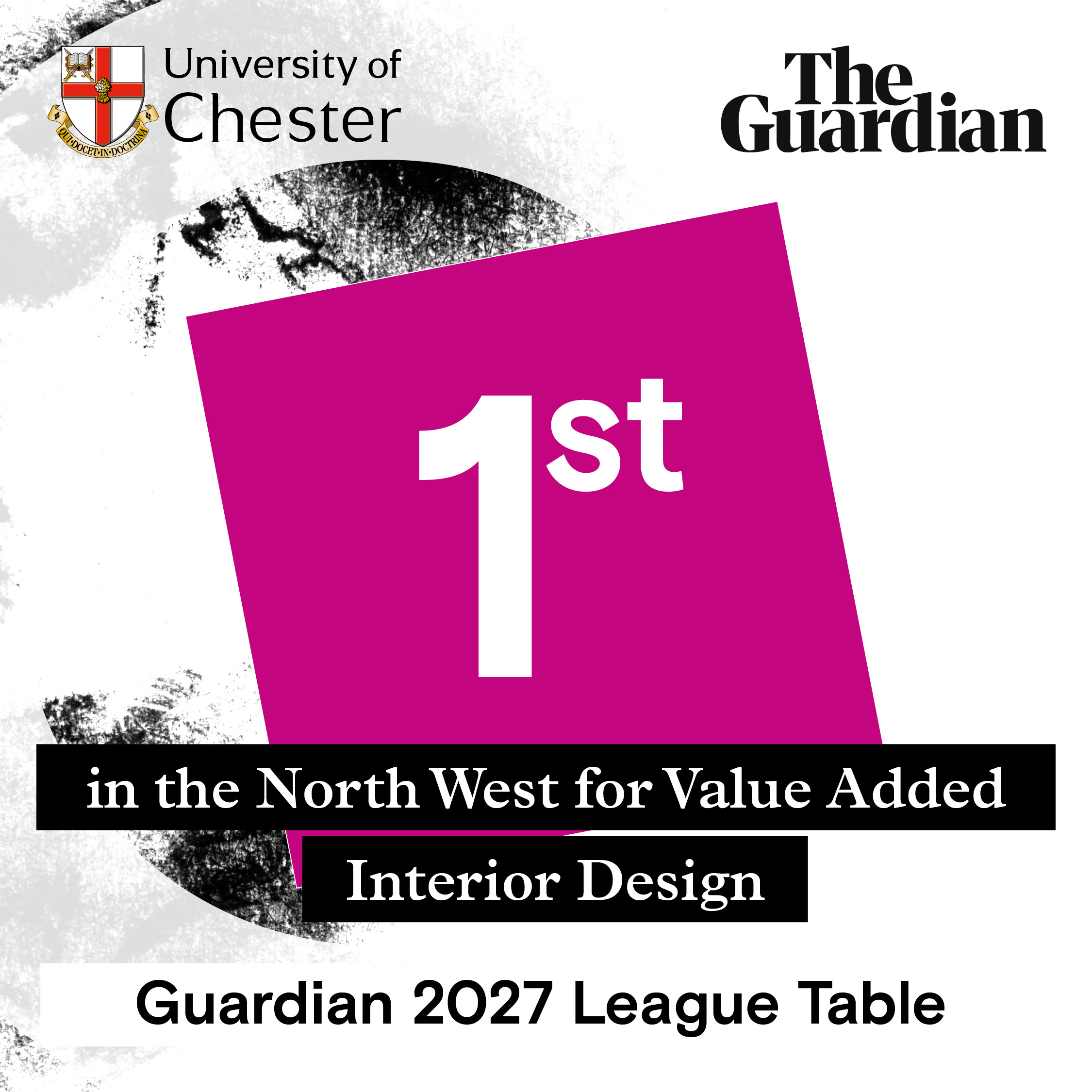 Interior Design first in North West in the Guardian league table
