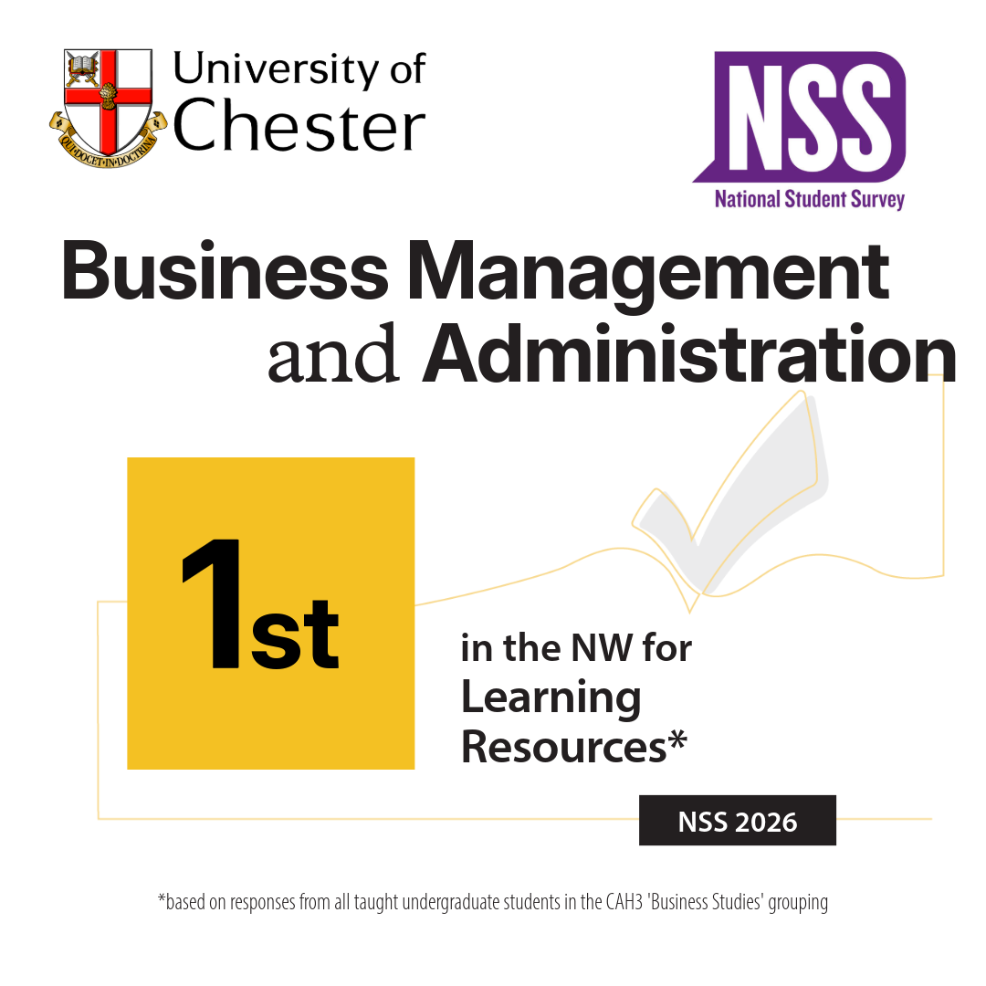 Business Administration and Management is first in the North West for Learning Resources