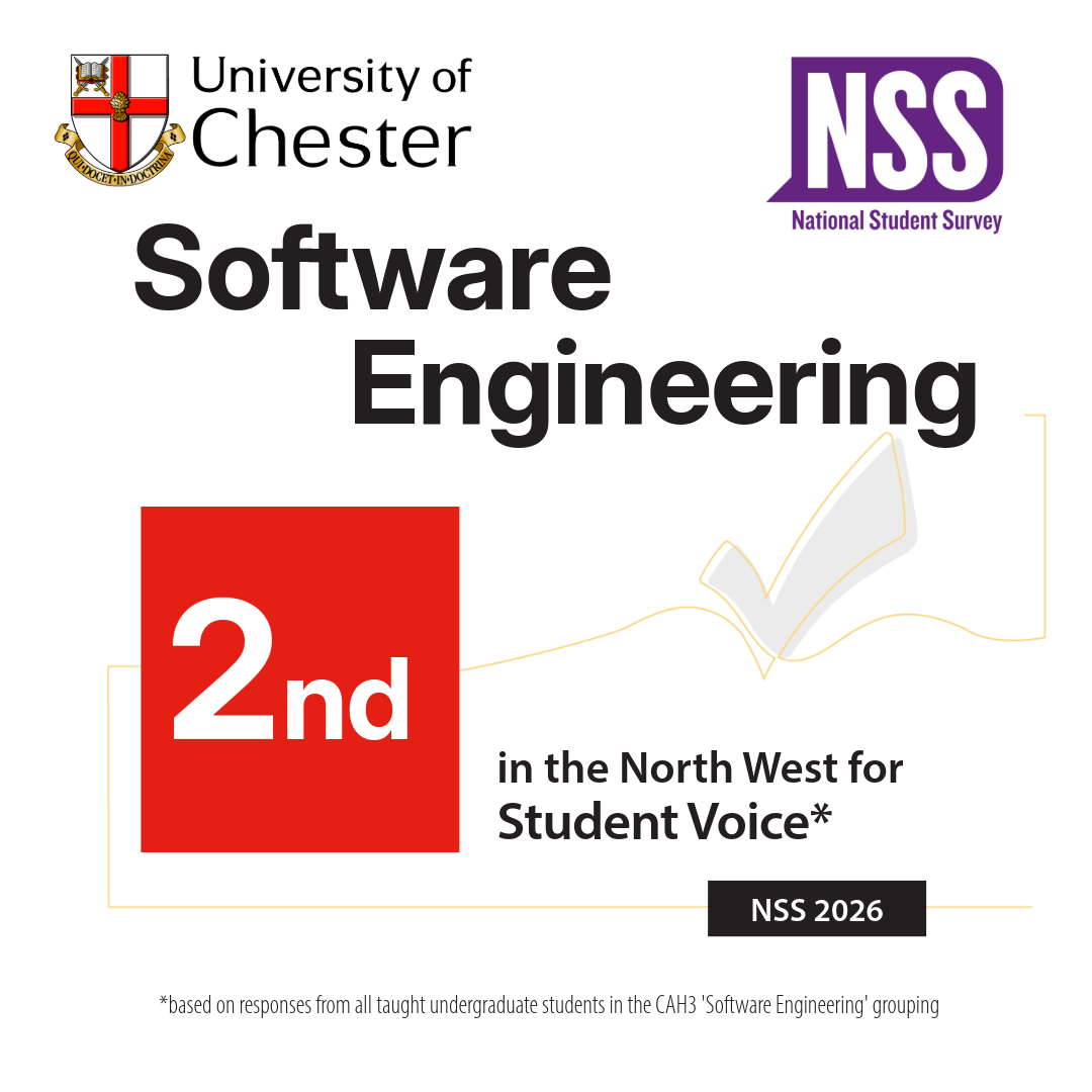 Software Engineering is second in the North West for Student Voice