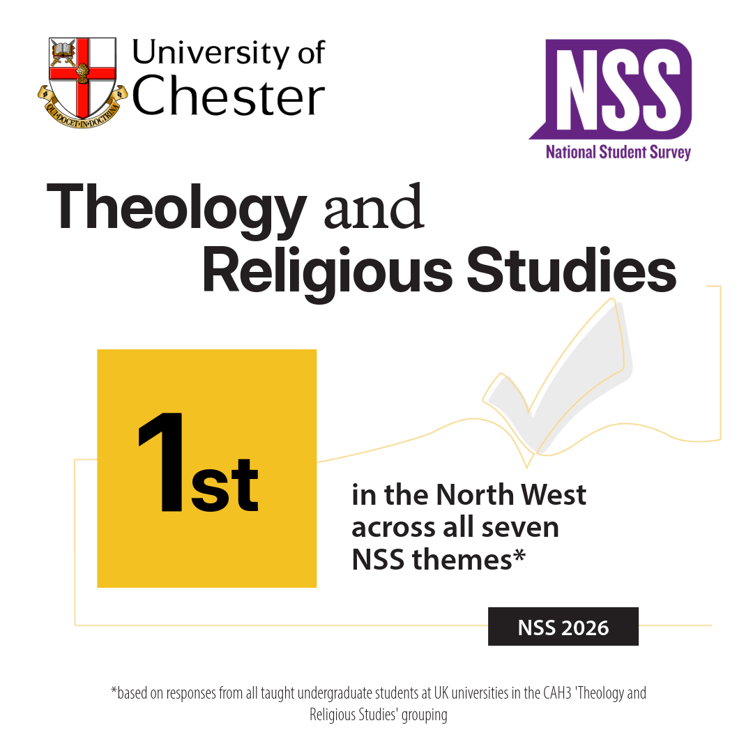 Theology and Religious studies first in North west across all seven NSS themes