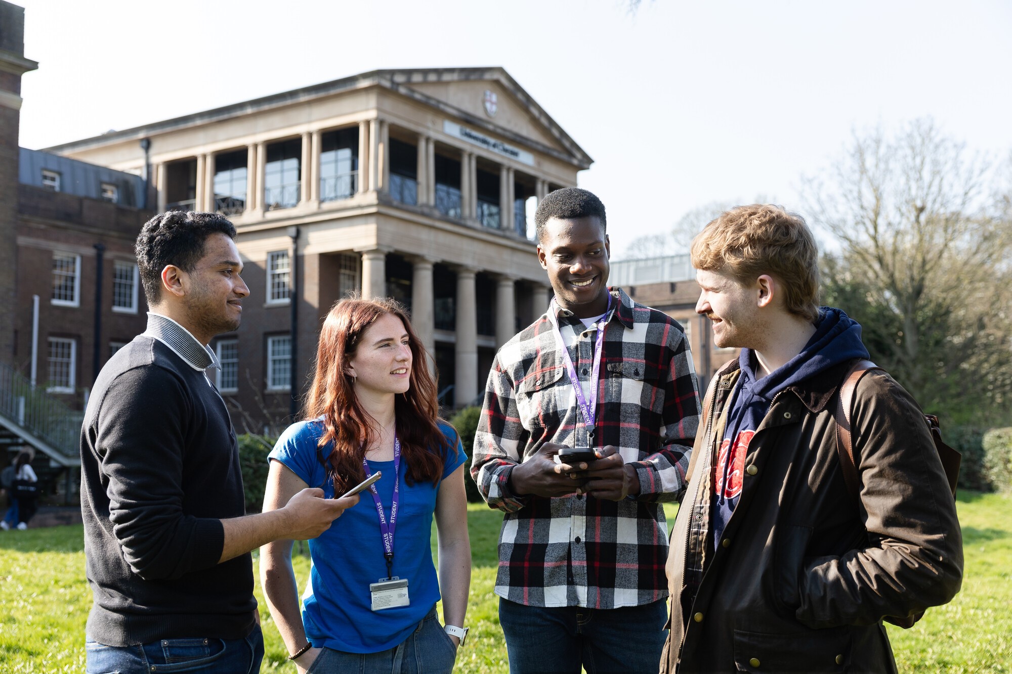Business students at Queen