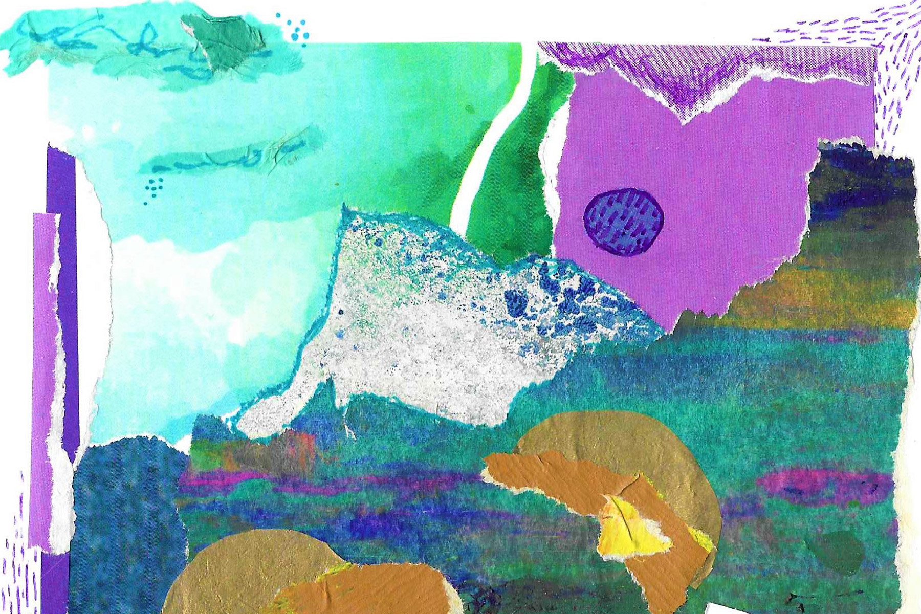 A decorative collage