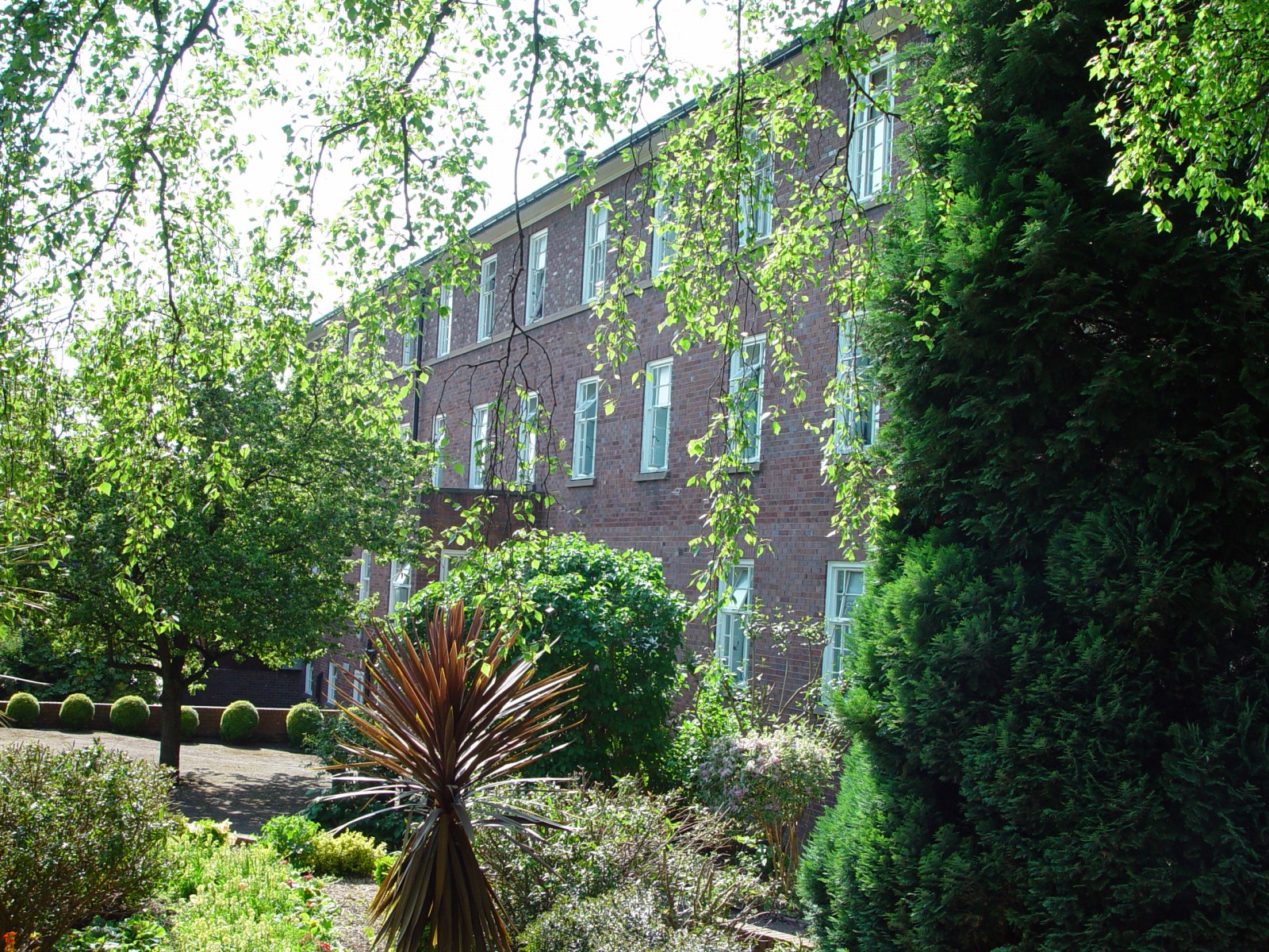 The exterior of Astbury House