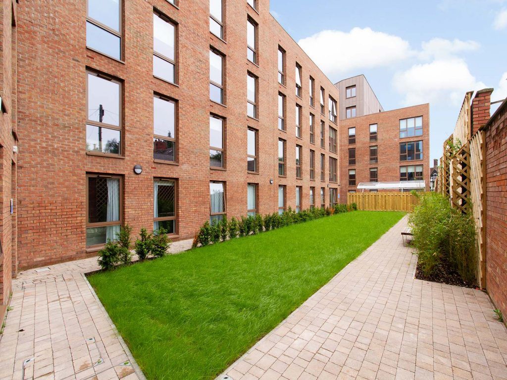 Courtyard space at Tudor Place