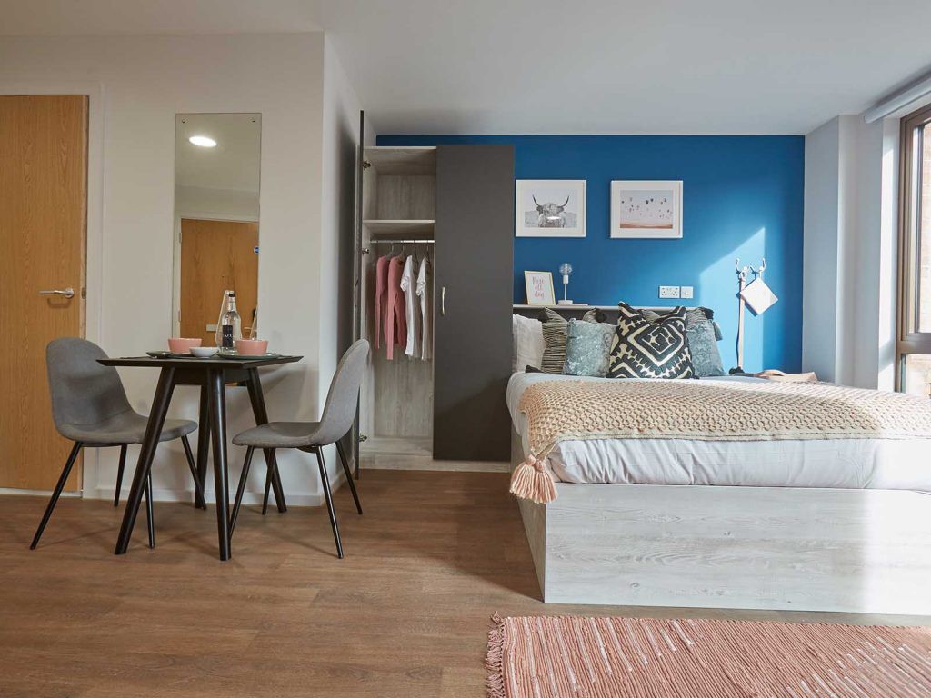 Studio accommodation at Tudor Place