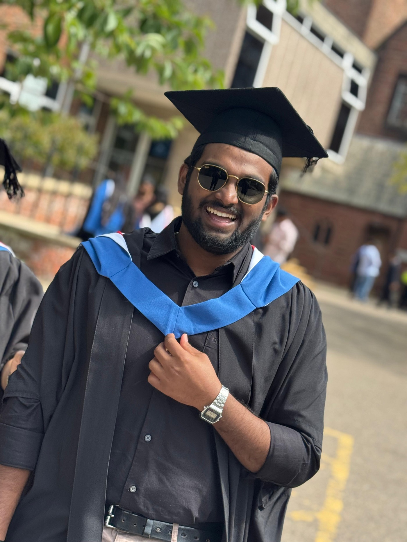 MSc Healthcare Management graduate Thirumalarao at our Exton Park site
