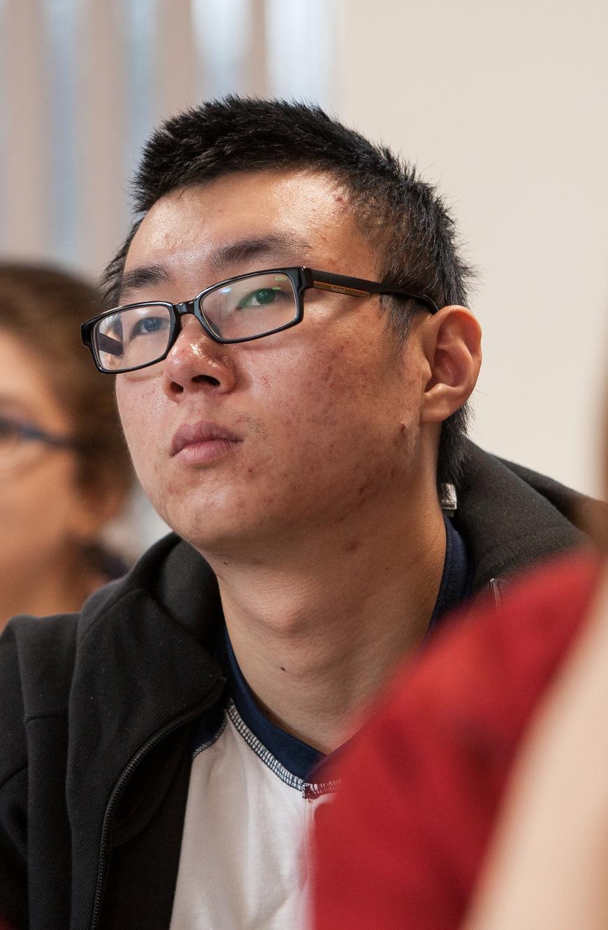 Students looking focused during a Marketing lecture