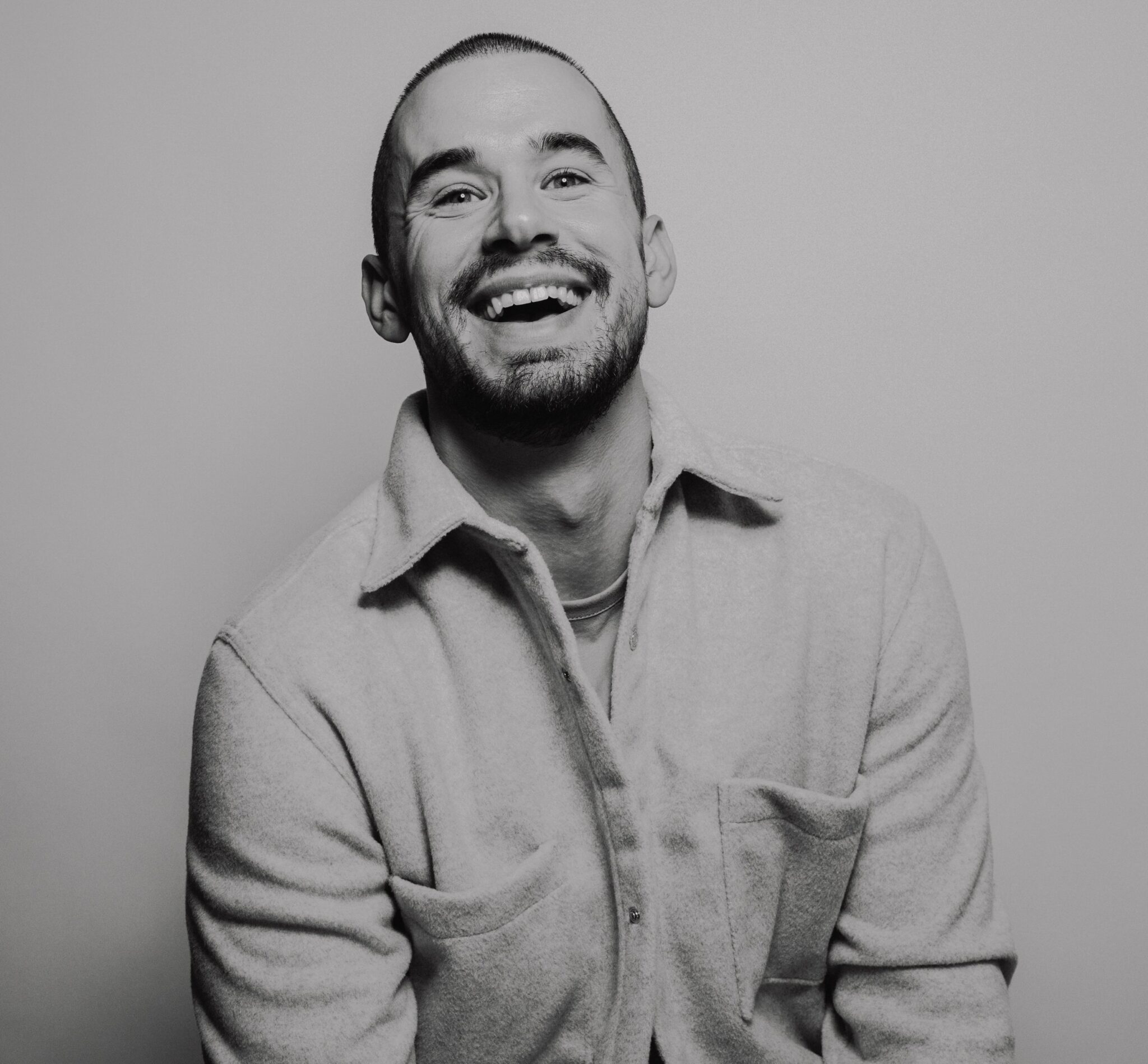 Male professional smiling