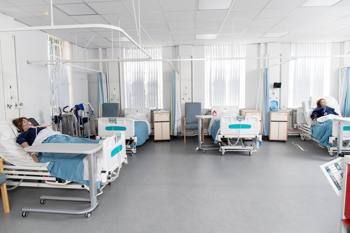 Interior of a nursing simulation suite