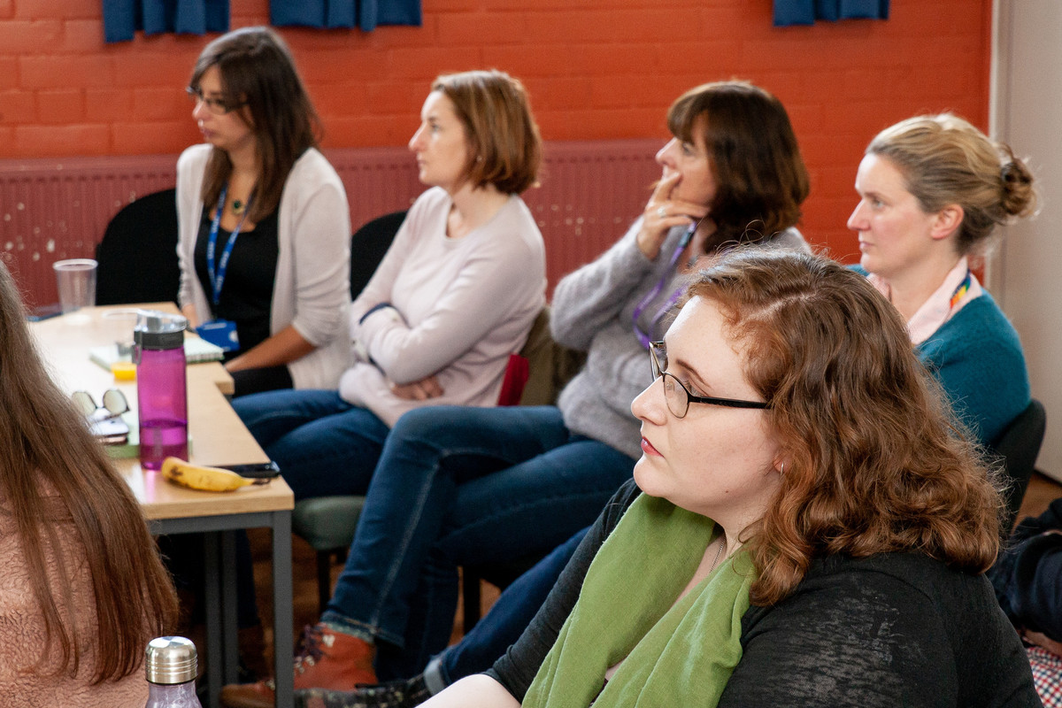 A group of students in a class