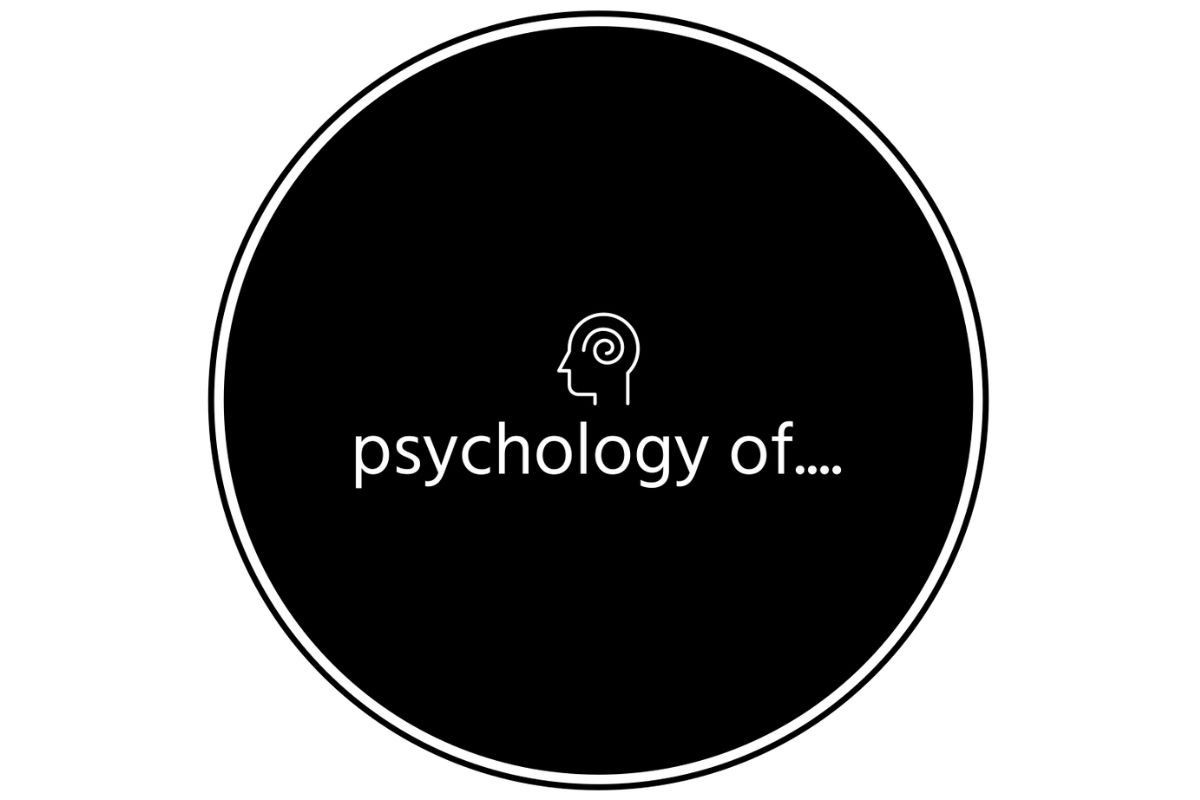 A logo for the 'Psychology of...' podcast series