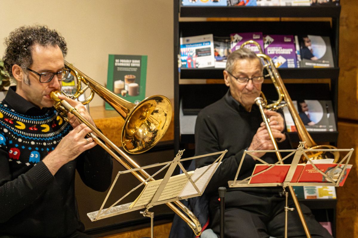 Music was provided by Deva Brass.