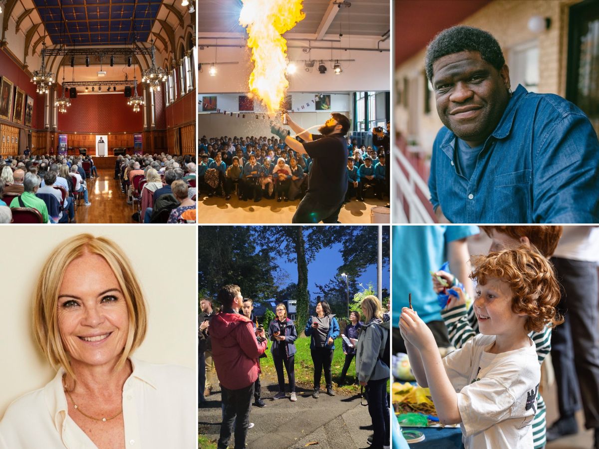 Stars and activities at the 2026 Chester Festival of Ideas.