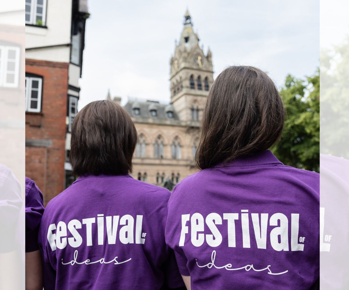 Members of the Festival of Ideas team in Chester.