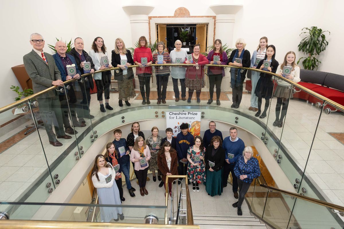 The launch of Kaleidoscope: Creative Writing from the Cheshire Prize for Literature 2024.
