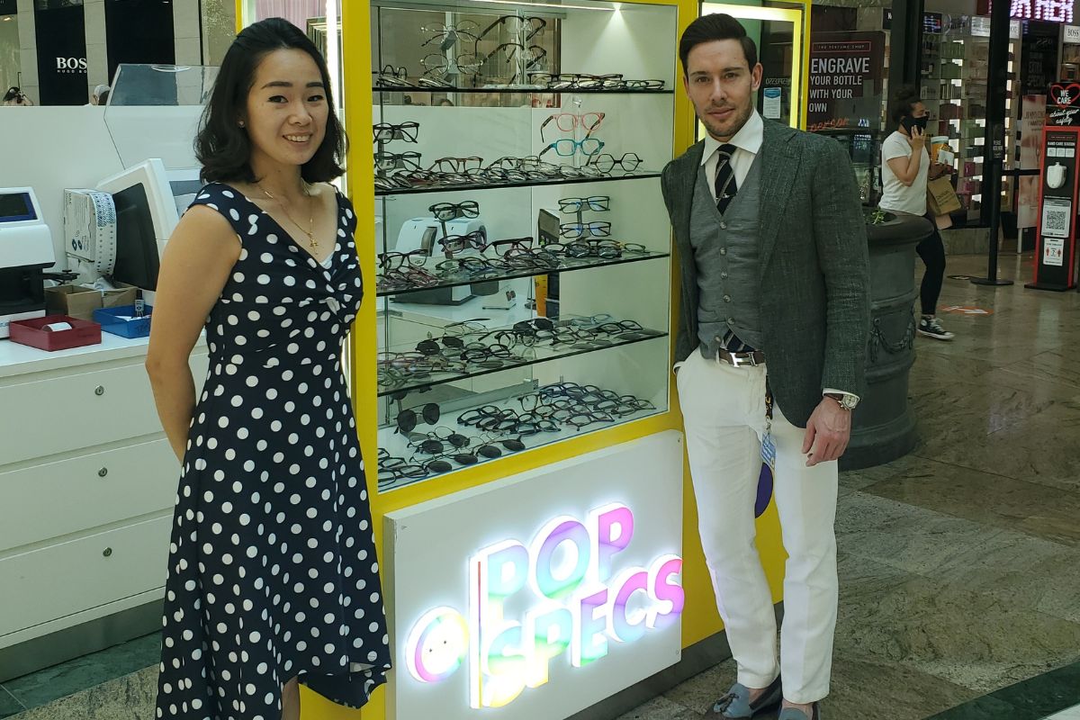 Lina Tejoprayitno and Daniel Barnes of Pop Specs.