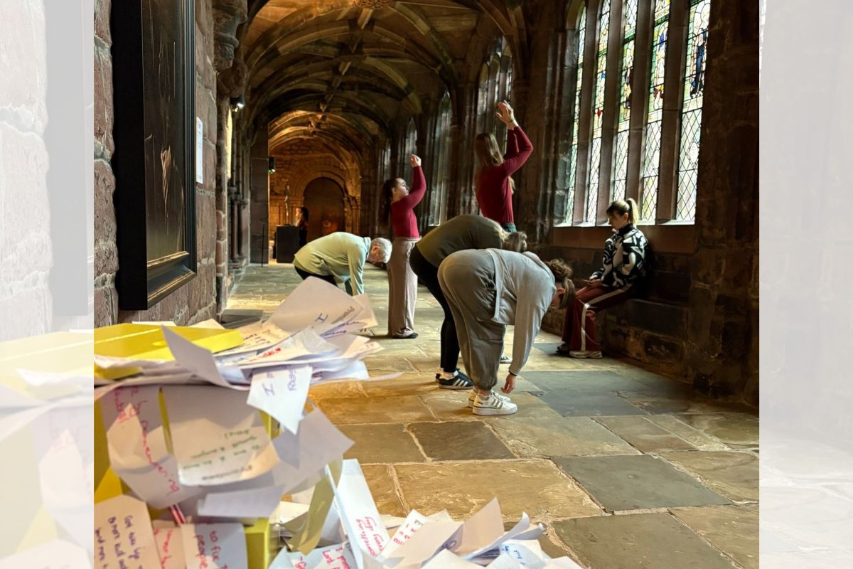 Students at the Purgatory Project.