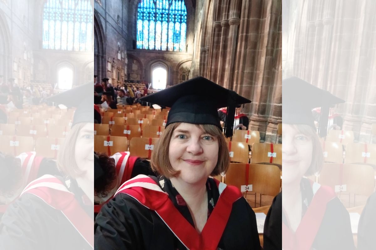 Susan Brownrigg at graduation.