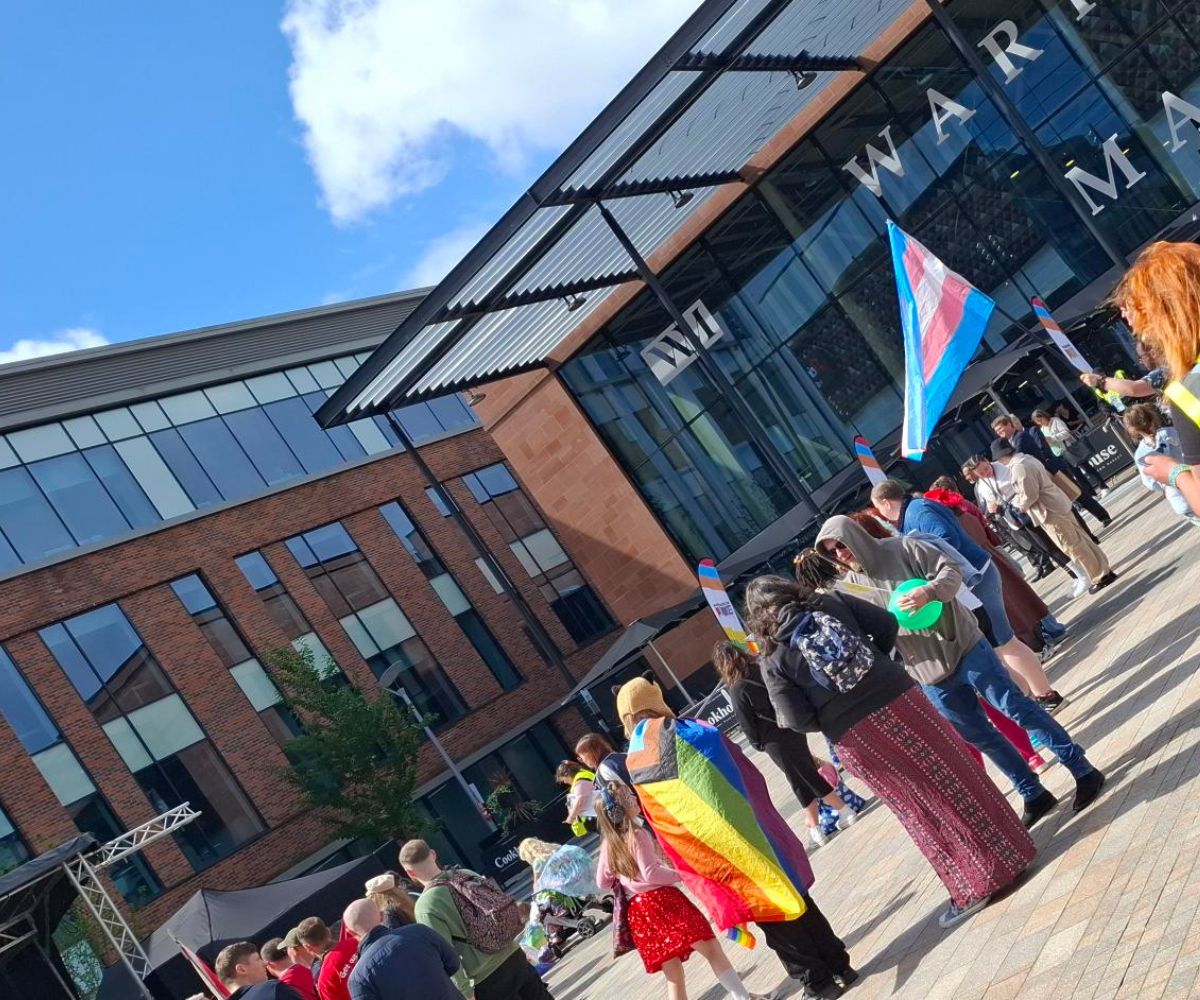 Warrington Pride activities at Time Square 2024