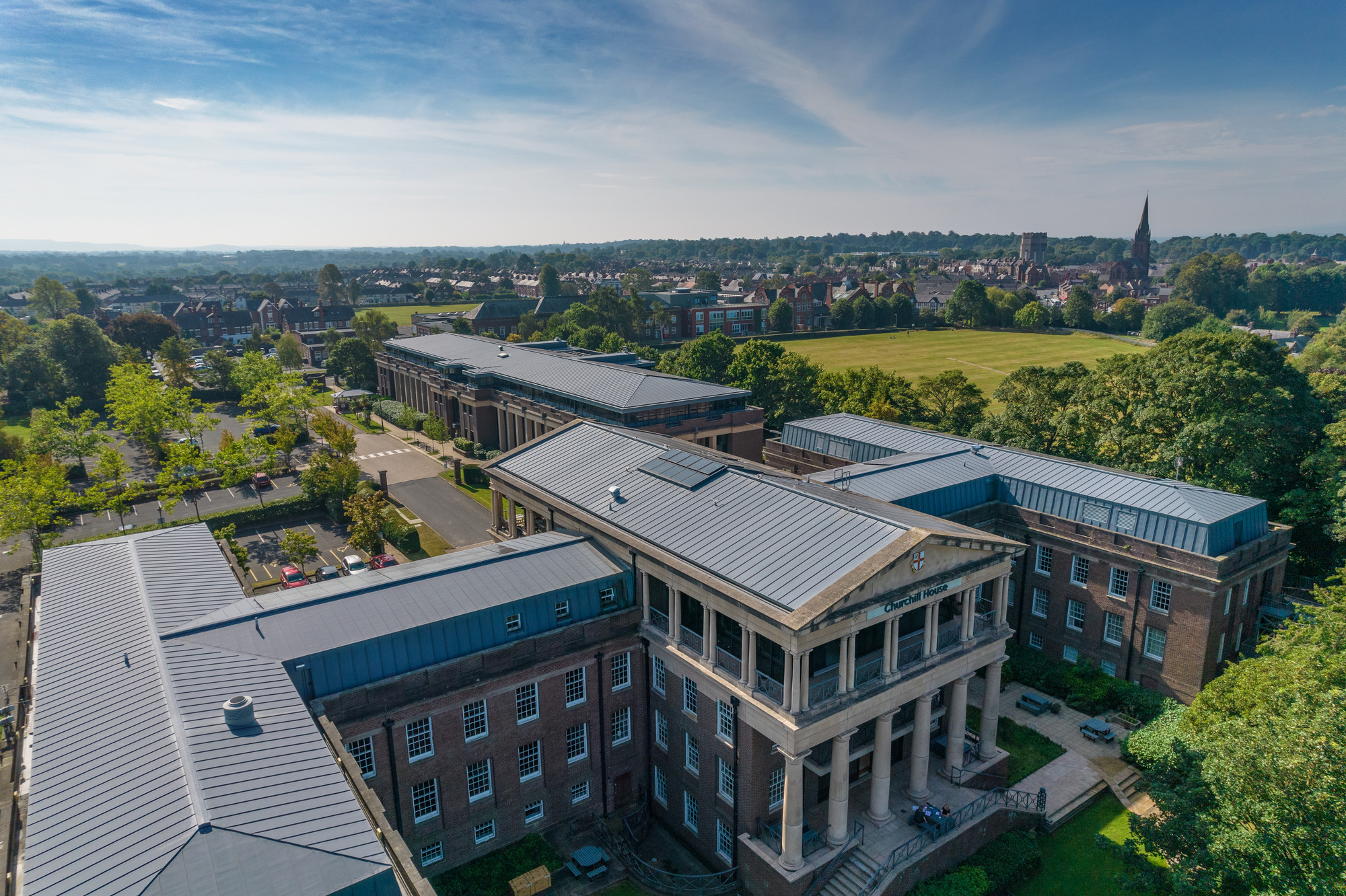 Aerial view of Queen's Park