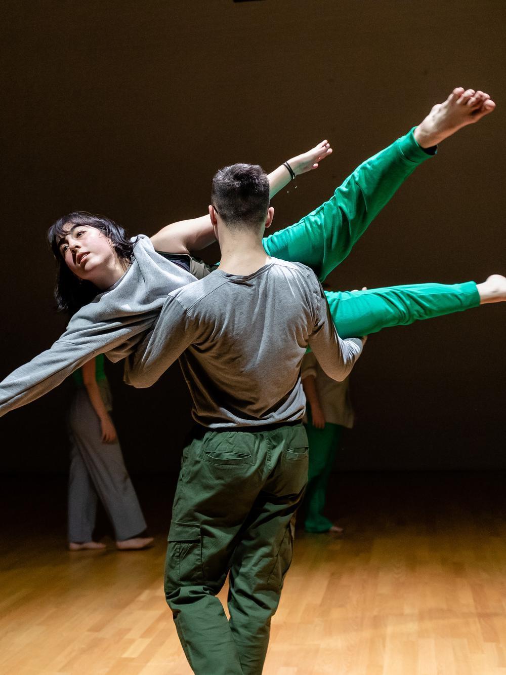 Professional Dance students performing