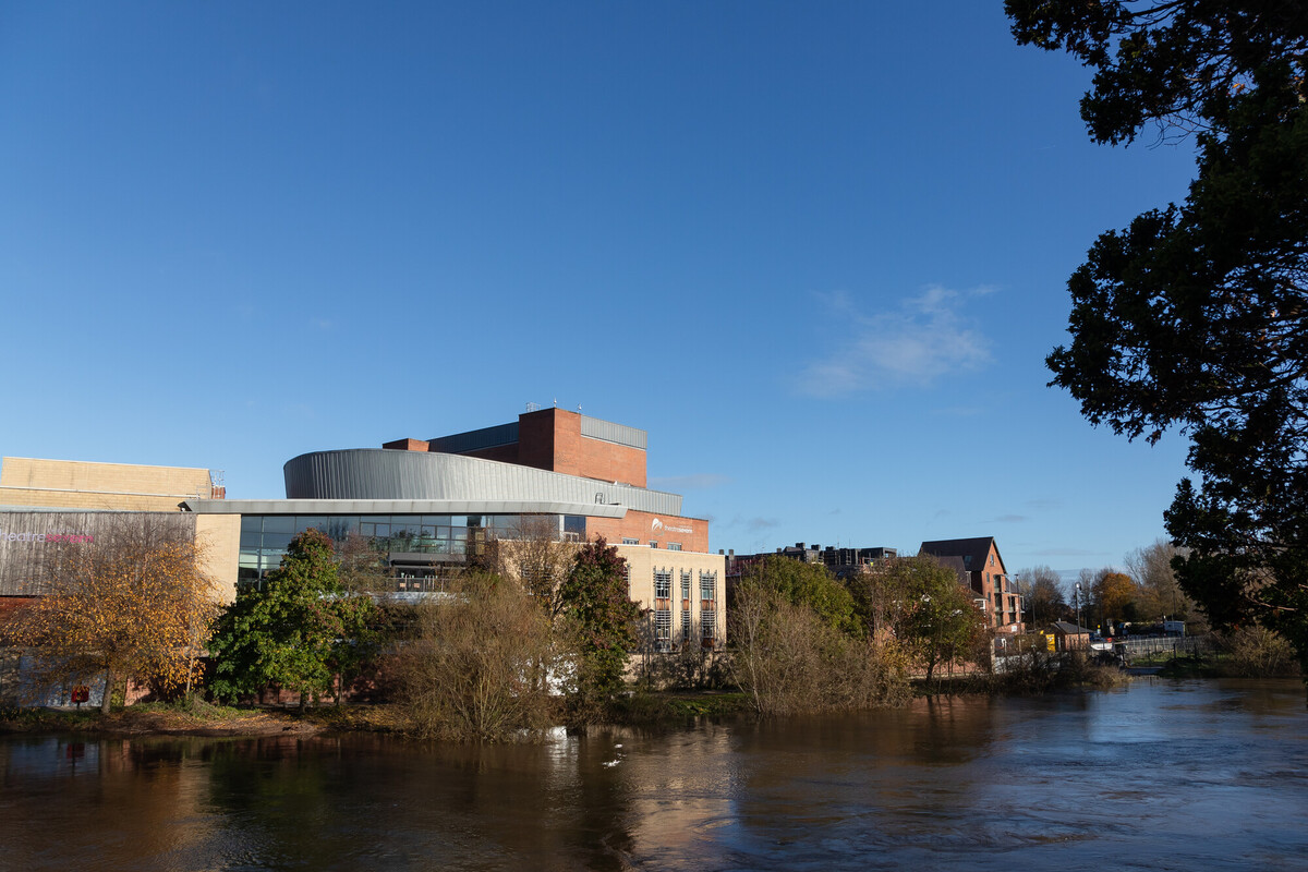 External photograph of the River Severn