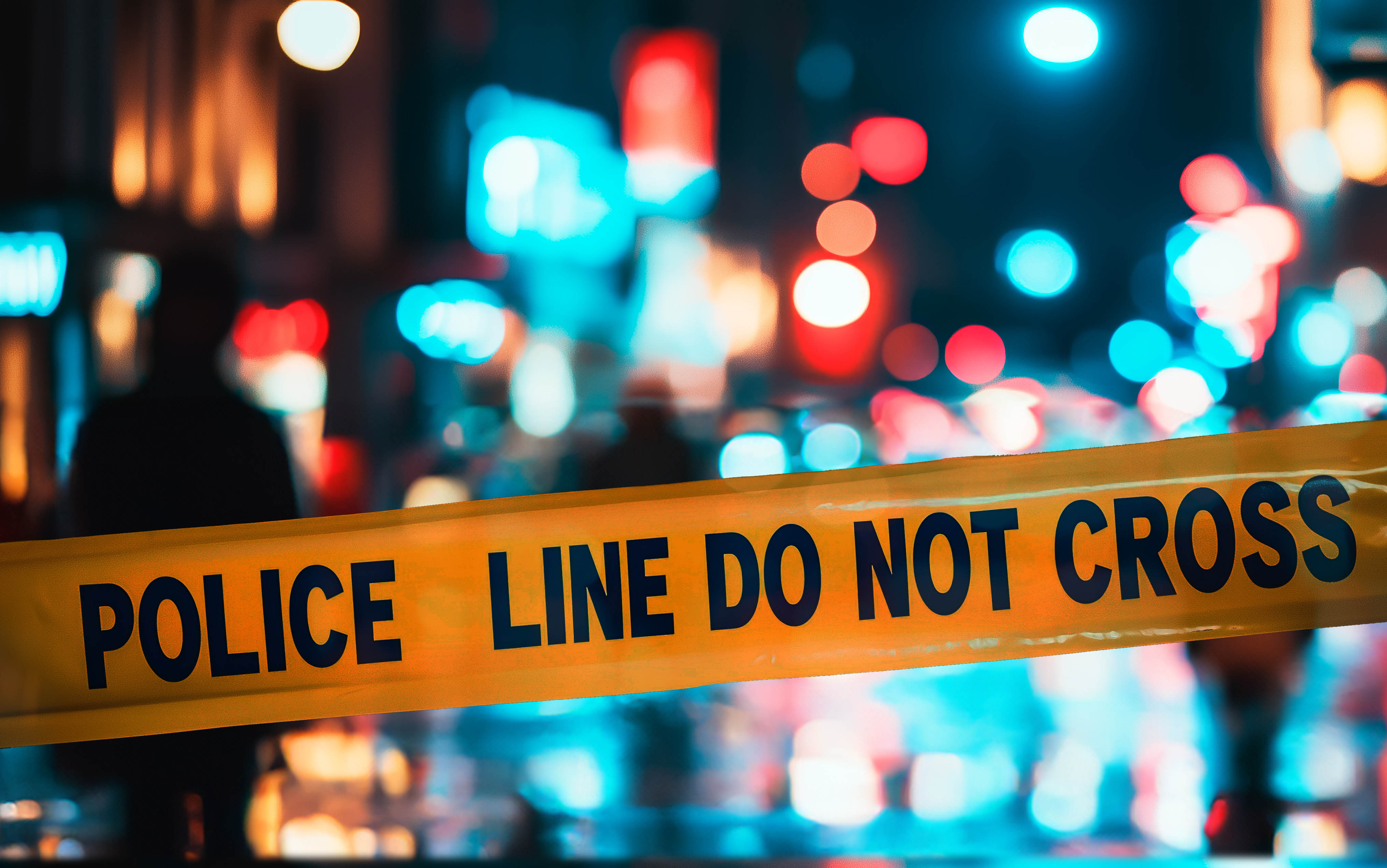 Police do not cross tape
