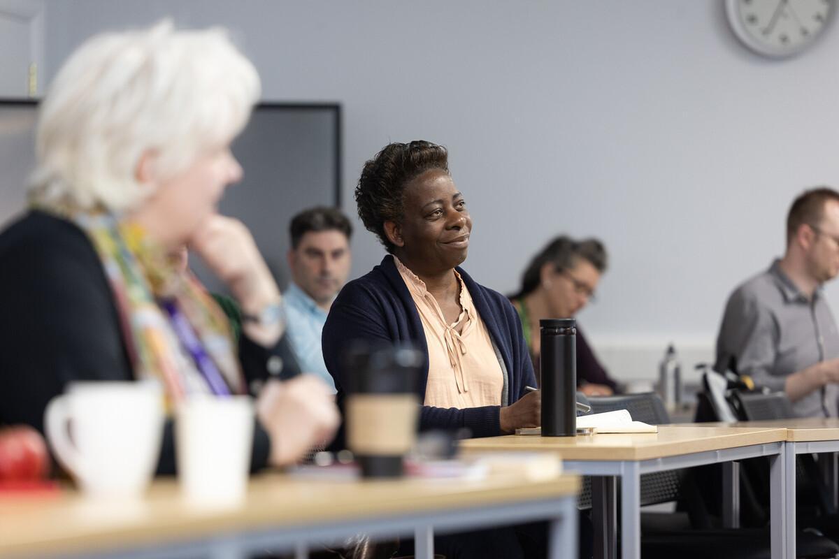 Theology and Religious Studies DProf students participating in an academic seminar at the University of Chester, exploring advanced research, theology and professional practice.