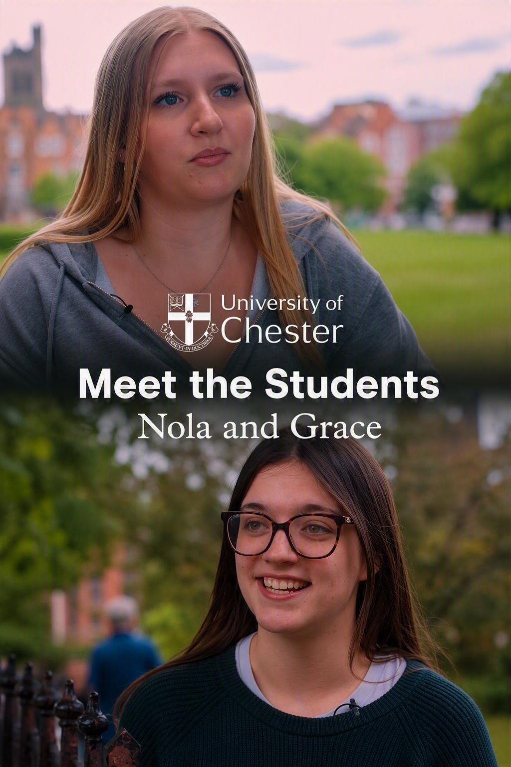 Meet the Theology and Religious studies BA Students Nola and Grace video